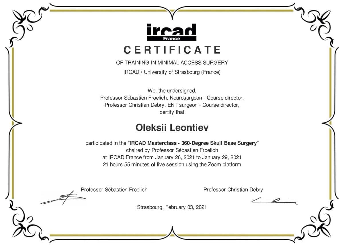 ircad-oleksii-leontiev Про лікаря 12 Тернопіль